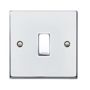 HAMILTON HARTLAND 1G INTERMEDIATE SWITCH BRIGHT CHROME/WH INS