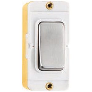 HAMILTON 10A PUSH TO MAKE/BREAK SWITCH STAINLESS STEEL