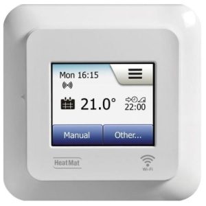 HEATMAT WIFI TOUCH BUTTON THERMOSTAT WHITE