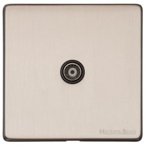 HERITAGE SATIN NICKLE COAX SOCKET