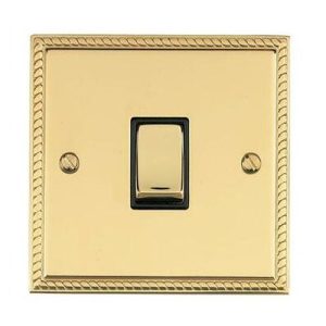 HERITAGE 20 AMP DOUBLE POLE SWITCH WITH NEON POL B