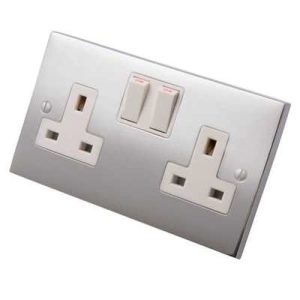 HERITAGE 2G S/SOCKET D/FINISH CHROME
