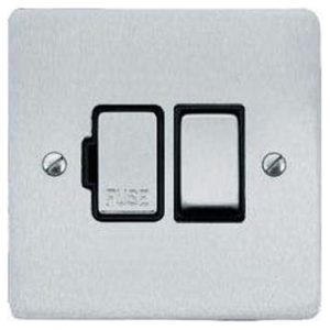 HERITAGE SWICHED SPUR S/CHROME FLAT SWITCH (BLACK)