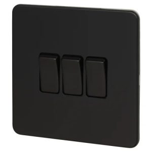HERITAGE 3G 2W SWITCH SATIN NICKEL (BLACK)