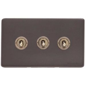 HERITAGE 3G DOLLY SWITCH MATT BRONZE