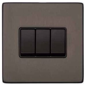 HERITAGE 3G 2W SWITCH MATT BRONZE