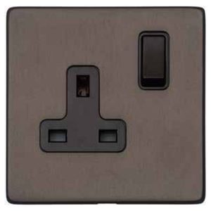 HERITAGE 1G 13A MATT BRONZE SOCKET