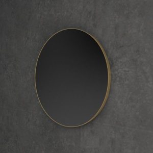 HIB TRIM ROUND 60 (BRUSHED BRASS FRAME) MIRROR