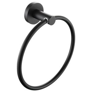 HIB ATTO (BLACK) TOWEL RING