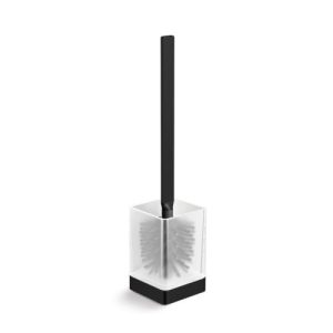 HIB ATTO (BLACK) FREE STANDING TOILET BRUSH AND HOLDER