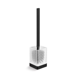 HIB ATTO (BLACK) WALL MOUNTED TOILET BRUSH AND HOLDER