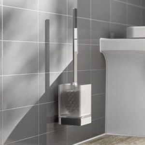 HIB WALL MOUNTED TOILET BRUSH AND HOLDER