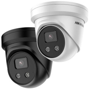 HIKVISION 4MP NETWORK TURRET W/ ACUSENSE,AUDIO,30M