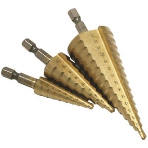 HILKA 3 PCE HSS STEP DRILL SET