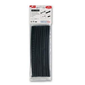 HELLERMANN 6MMX250MM 3-1 RATIO MIXED COLOURS HEATSHRINK