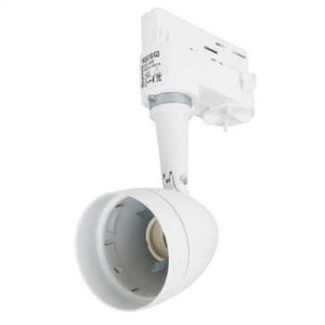 ILLUMA WHITE ELLIPSE GU10 TRACK FITTING