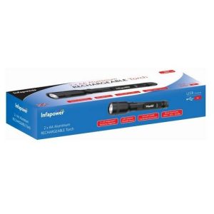INFAPOWER 2XAA RECHARGEABLE TORCH