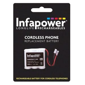 INFAPOWER 3.6V 350MAH 3X2/3 AAA PHONE BATT. 84