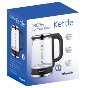 INFAPOWER 1800W GLASS KETTLE