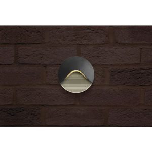 INTEGRAL OUTDOOR DECORATIVE WALL LIGHT PATHLUX STEP IP65 90LM 2.2W 3000K DOWN LIGHT DARK GREY