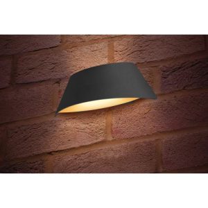 INTEGRAL OUTDOOR DECORATIVE WALL LIGHT VISTALUX IP65 400LM 9W 3000K UP/DOWN LIGHT DARK GREY