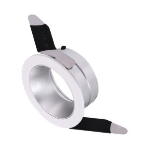 INTEGRAL ACCENTPLUS MINI DOWNLIGHT FOR LED MR11 GU10 45MM CUTOUT IP20 MATT SILVER ROUND
