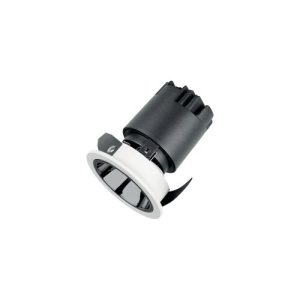 INTEGRAL ACCENTPRO LED DOWNLIGHT 30 DEG BEAM ANGLE 50MM CUTOUT 30 DEG TITLTABLE 355 DEG ROTATABLE 5W 334LM 66LM/W 3000K CRI90 MIRROR SILVER ROUND