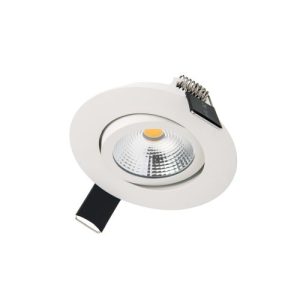 INTEGRAL ULTRA SLIM TILTABLE DOWNLIGHT 65MM CUTOUT 6.5W 670LM 103LM/W 4000K
36 BEAM DIMMABLE WHITE"