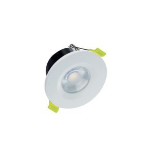 INTEGRAL J-SERIES LOW-PROFILE FIRE RATED DOWNLIGHT 68MM CUTOUT IP65 600LM 6W 4000K 38 BEAM DIMMABLE 100LM/W WHITE