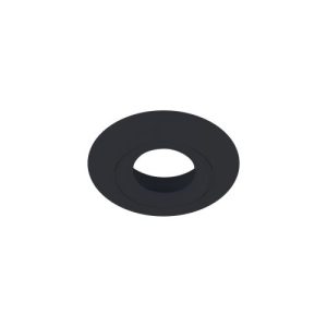 INTEGRAL LUXFIRE FIRE RATED TILTABLE DOWNLIGHT BLACK-PAINTABLE BEZEL INTEGRAL
