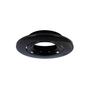 INTEGRAL LUXFIRE FIRE RATED TILTABLE DOWNLIGHT BLACK CHROME BEZEL