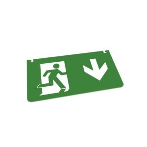 INTEGRAL EMERGENCY ACC LEGEND DOWN ARROW FOR ILEMES030 26M EM EXIT SIGN