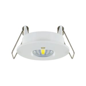 INTEGRAL 1W COMPACT EMERGENCY DOWNLIGHT 34MM CUTOUT IP20 180LM 4000K 3HR NON-MAINTAINED CORRIDOR MANUAL TEST
