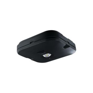INTEGRAL 3W OPEN AREA EMERGENCY DOWNLIGHT IP44 245LM 6000K TEST BUTTON BLACK