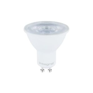 INTEGRAL CLASSIC GU10 BULB 520LM 4.9W 2700K DIMMABLE 55 WIDE BEAM