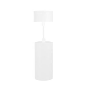 INTEGRAL ACCENTPLUS SPOTLIGHT S2 65MM DIAMETER 130MM LENGTH GU10 LED BASE SURFACE MOUNTED SUSPENDED PENDANT 1M CABLE WHITE FINISH