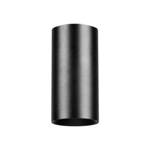 INTEGRAL ACCENTPLUS SPOTLIGHT S2 65MM DIAMETER 130MM LENGTH GU10 LED FLUSH SURFACE MOUNTED BLACK FINISH