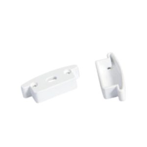 INTEGRAL PROFILE END CAP WITHOUT CABLE ENTRY INCLUDES 2 SCREWS FOR ILPFR076 / ILPFR077