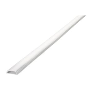 INTEGRAL PROFILE ALUMINIUM BENDABLE SURFACE MOUNT 1M FROSTED DIFFUSER 18 X 5.7MM INCLUDE 2 ENDCAPS AND 2 MOUNTING BRACKETS
