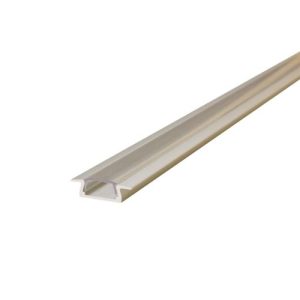 INTEGRAL PROFILE ALUMINIUM RECESSED 1M CLEAR DIFFUSER 22 X 6MM END CAP AND MOUNTING BRACKET ARE SOLD SEPARATELY