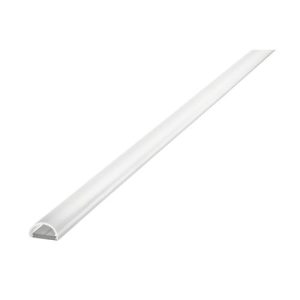 INTEGRAL PROFILE ALUMINIUM SURFACE MOUNT 2M FROSTED DIFFUSER 13.8 X 8MM INCLUDE 2 ENDCAPS