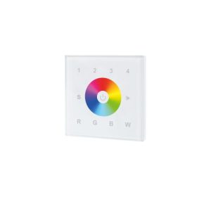 INTEGRAL RF WALL MOUNT TOUCH RGBW 4 ZONE 100-240 AC INPUT WHITE REQUIRED TO USE WITH ILRC014 RECEIVER