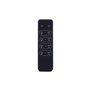 INTEGRAL RF HANDHELD REMOTE SINGLE COLOUR 4 ZONE 3V 1XCR2025 BATTERY BLACK FOR ILRC014 RECEIVER