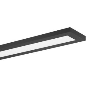 INTEGRAL LINEAL SUSPENDED OFFICE DIRECT/INDIRECT 5FT WATTAGE SWITCHABLE 28W/50W CCT SWITCHABLE 3000K/4000K/5000K 90º 110lm/w DALI, DALI2, PUSH-DIMM and 0-10V DIMMABLE BLACK