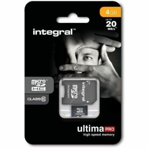 4GB MICROSDHC CARD C.10 20MB/S + SD ADT