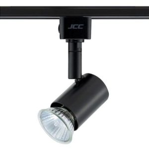 JCC BLACK GU10 TRACK SPOT FITTING