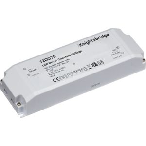 KNIGHTSBRIDGE IP20 12V 75W DC LED DRIVER - CONSTANT VOLTAGE