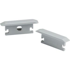 KNIGHTSBRIDGE ALUMINIUM FLOOR RECESSED PROFILE END CAPS
