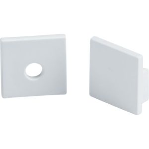 KNIGHTSBRIDGE ALUMINIUM PLASTER IN PROFILE END CAPS