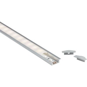 KNIGHTSBRIDGE 1M ALUMINIUM PROFILE - RECESSED MOUNT